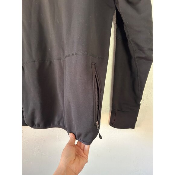 Patagonia Mens XL Black Full-Zip Jacket With Thumb Holes & Zippered Back Pockets - Picture 3 of 10